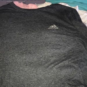 Grey adidas shirt